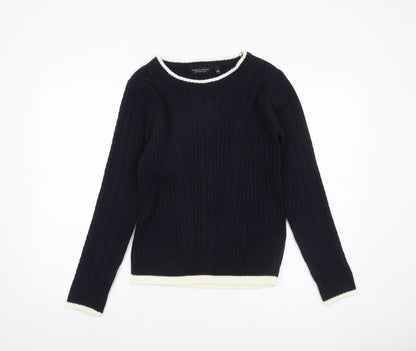 Womens UK Size 10 Dorothy Perkins Black Pullover Jumper