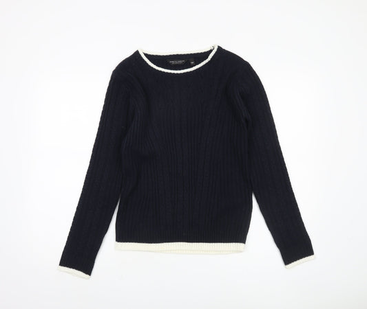 Womens UK Size 10 Dorothy Perkins Black Pullover Jumper
