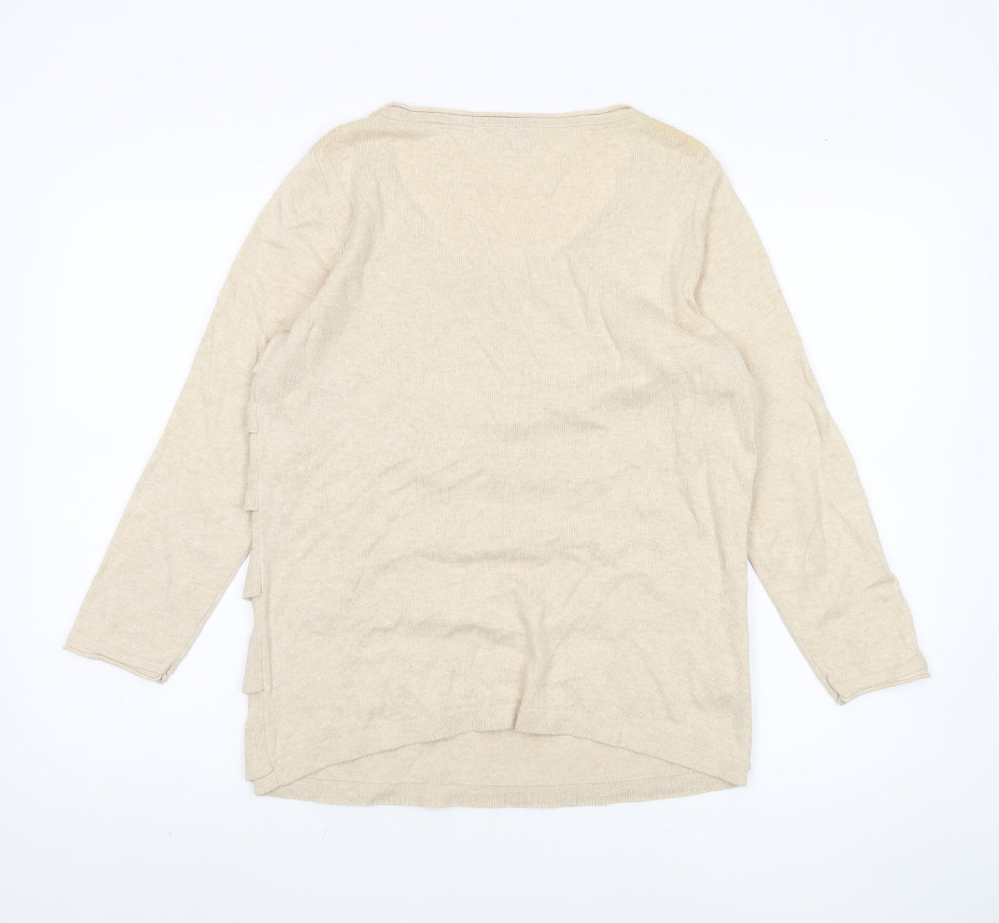 Womens UK Size M CC Beige Pullover Jumper