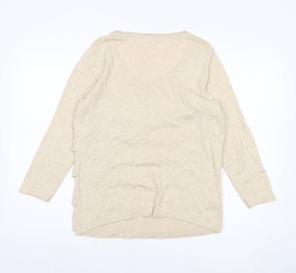 Womens UK Size M CC Beige Pullover Jumper