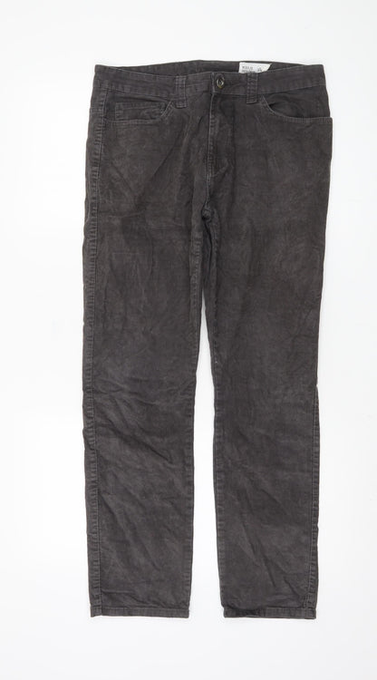 Denim Co. Men's Black Straight Trousers Size M