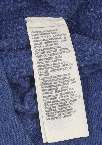 Hollister Women’s Blue Hoodie M Full Zip Casual