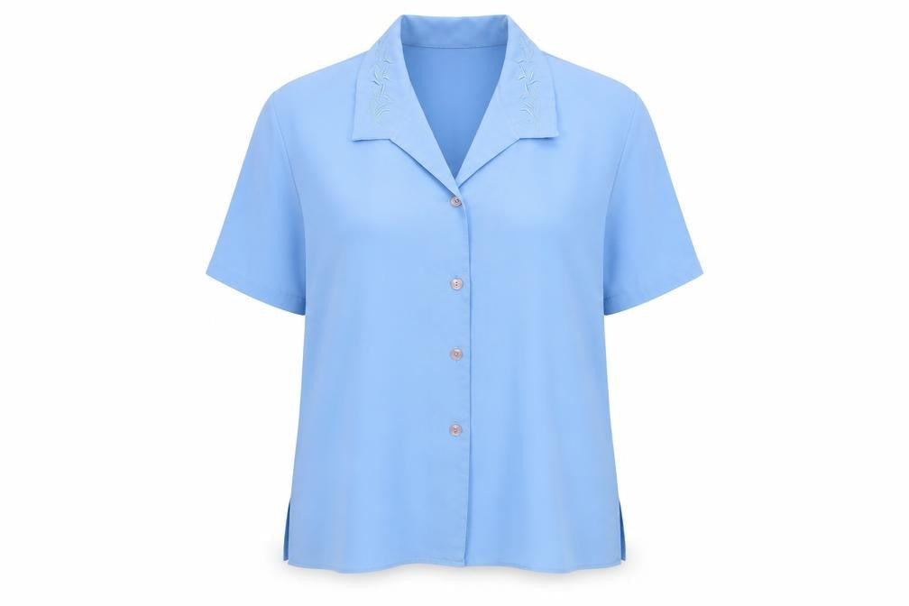 Womens UK Size 18 Bonmarché Blue Basic Blouse