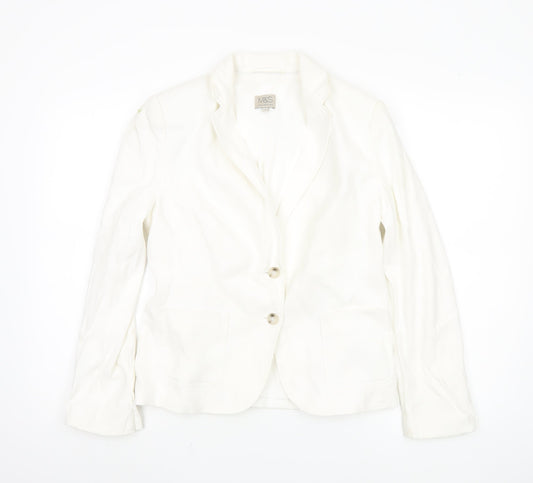 Marks and Spencer White Blazer Women Size 12