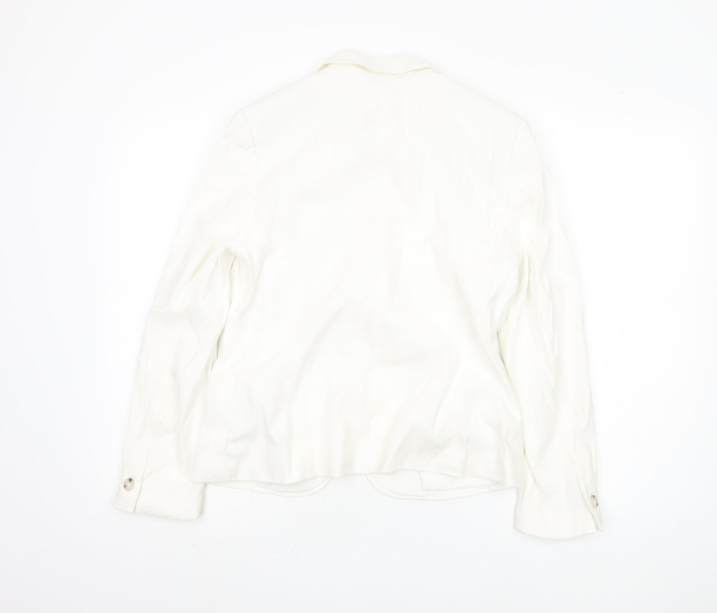 Marks and Spencer White Blazer Women Size 12