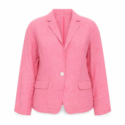 Womens UK Size 12 Lands' End Petites Pink Blazer