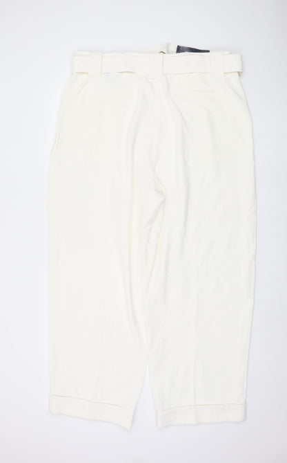 Womens UK Size 18 Marks and Spencer   Ivory Trousers