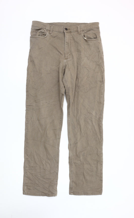 Zantos Beige Men's Chino Trousers Size 32L