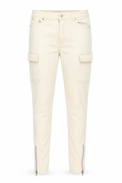 Womens UK Size 8 Primark  Cargo Beige Jeans