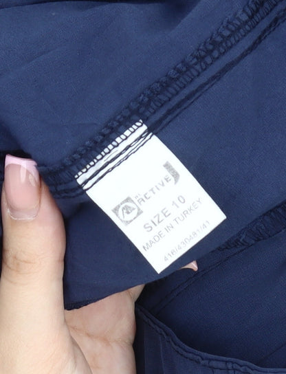 AL Active Women's Blue Straight Trousers Size 10