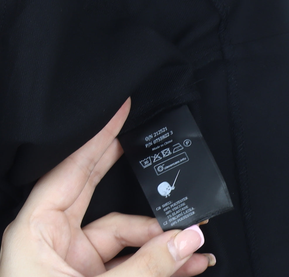 Monki Women's Black Slip Dress, Size 12, Casual Party