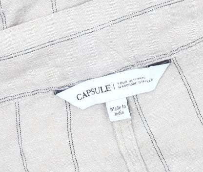 Womens UK Size 30 Capsule  Cropped Beige Trousers