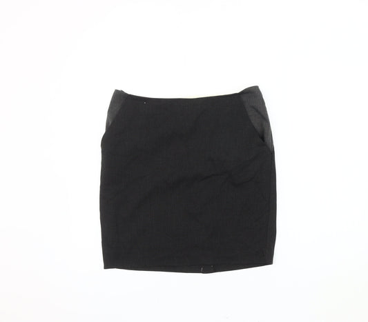 Next Women's Black Knee Length Pencil Skirt, Size 12