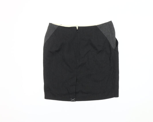 Next Women's Black Knee Length Pencil Skirt, Size 12
