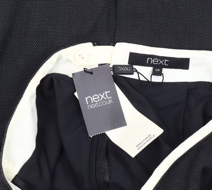 Next Women's Black Knee Length Pencil Skirt, Size 12