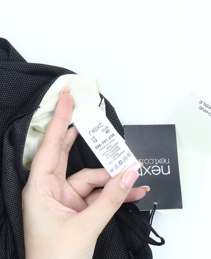 Next Women's Black Knee Length Pencil Skirt, Size 12