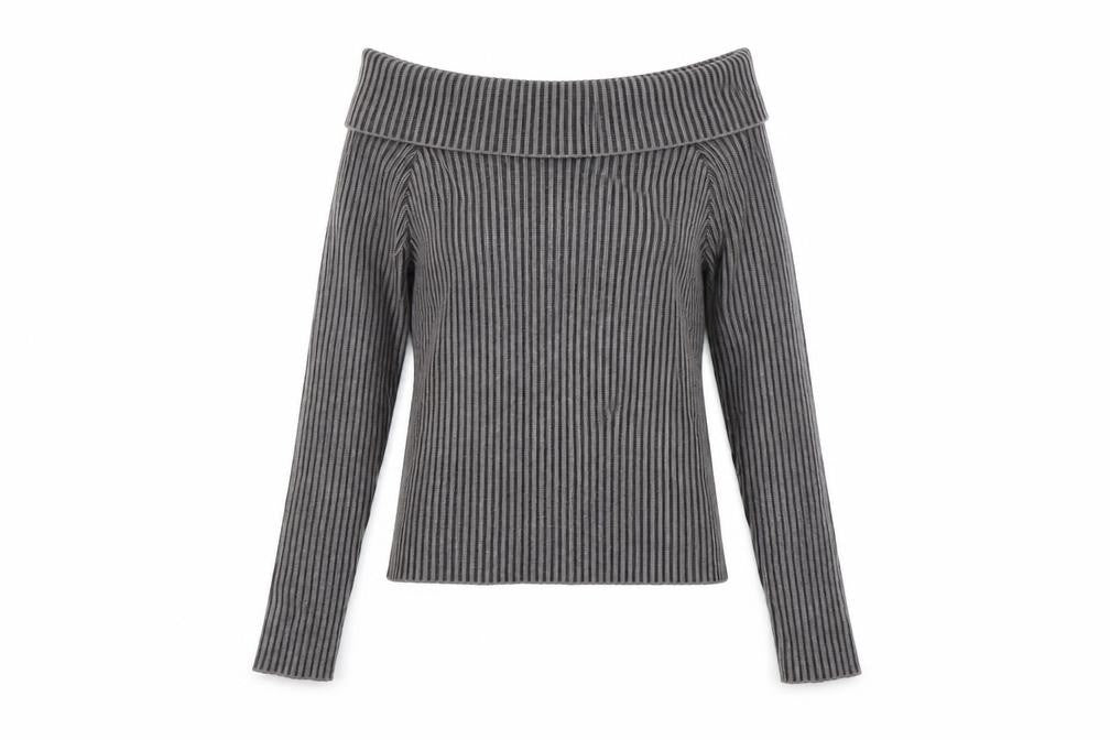 Womens UK Size M Pink Vanilla Grey Pullover Jumper