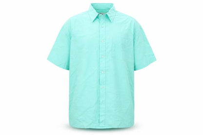 Harry Morgan Men's Blue Button-Up Shirt, L