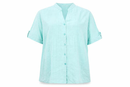 EWM Women's Blue Button-Up Shirt Size 20