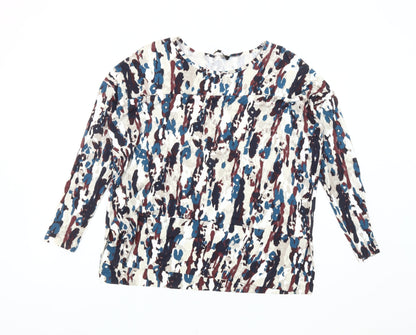 Jaeger Women's Multicoloured Blouse, Size S, Long Sleeve