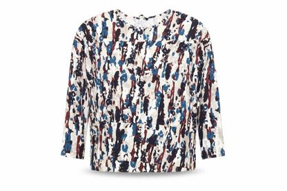 Womens UK Size S Jaeger Multicoloured Basic Blouse
