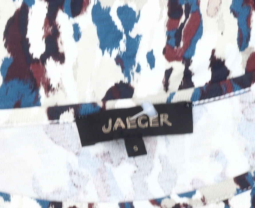 Jaeger Women's Multicoloured Blouse, Size S, Long Sleeve
