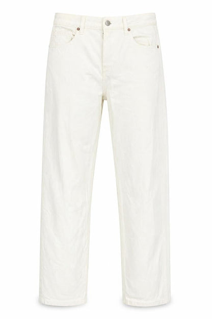 Womens UK Size 10 denim co. Regular Fit Straight White Jeans