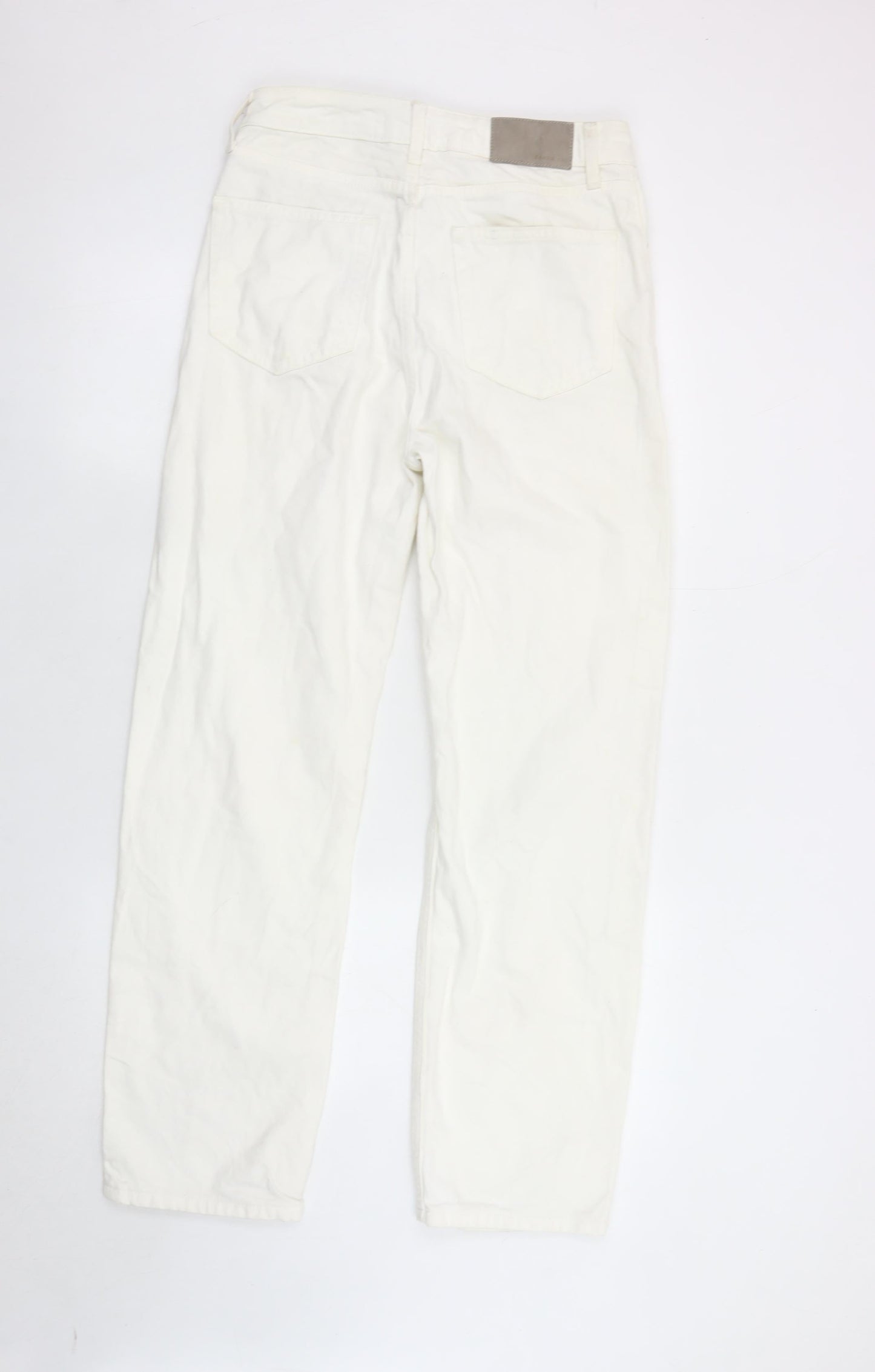 Denim Co. Women's White Straight Jeans Size 10