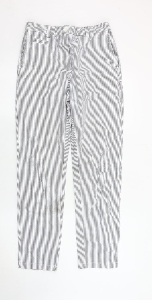 Womens UK Size 8 Marks and Spencer Regular Fit  Blue Trousers