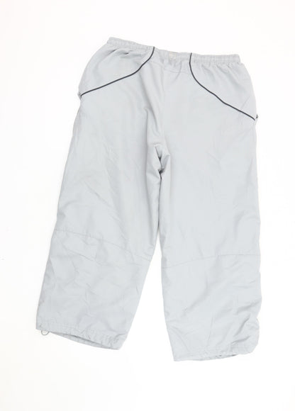 Nike Men’s Grey Track Pants L Lightweight Activewear