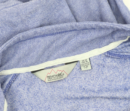 Regatta Women's Blue Relaxed High Neck Sweatshirt Size 20
