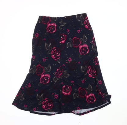 Isle Women's Multicoloured Floral Skirt Size 12