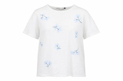 Womens UK Size L ISLE ESSENTIALS White  T-Shirt