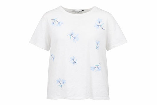 Womens UK Size L ISLE ESSENTIALS White  T-Shirt