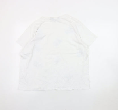 Womens UK Size L ISLE ESSENTIALS White  T-Shirt