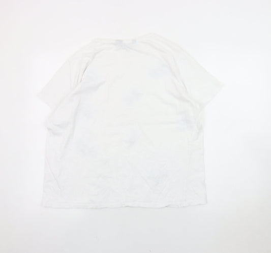 Womens UK Size L ISLE ESSENTIALS White  T-Shirt