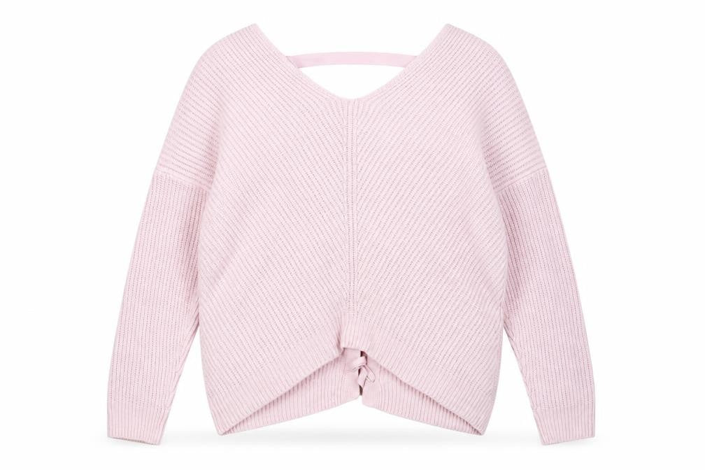 Womens UK Size L New Look Pink Pullover Jumper