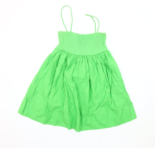 Zara Womens Green Slip Dress Size 12