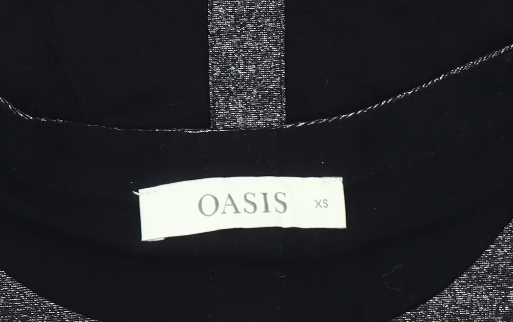 Womens UK Size XS Oasis Black