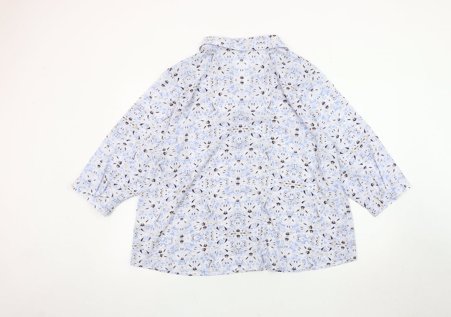 Womens UK Size 22 Marks and Spencer Multicoloured Classic Button-Up