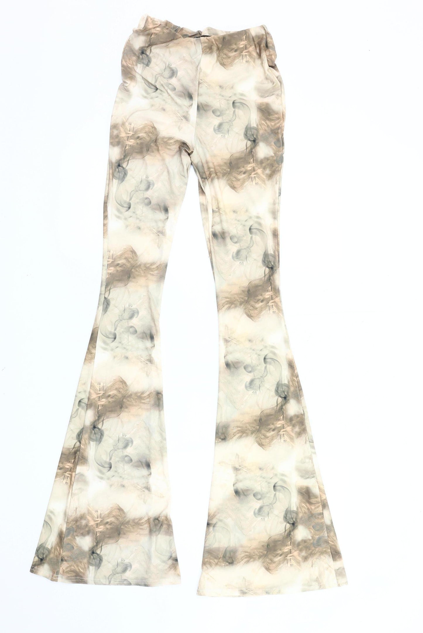 Womens UK Size 6 PRETTYLITTLETHING  Flare Multicoloured Leggings
