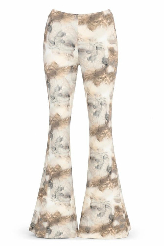 Womens UK Size 6 PRETTYLITTLETHING  Flare Multicoloured Leggings
