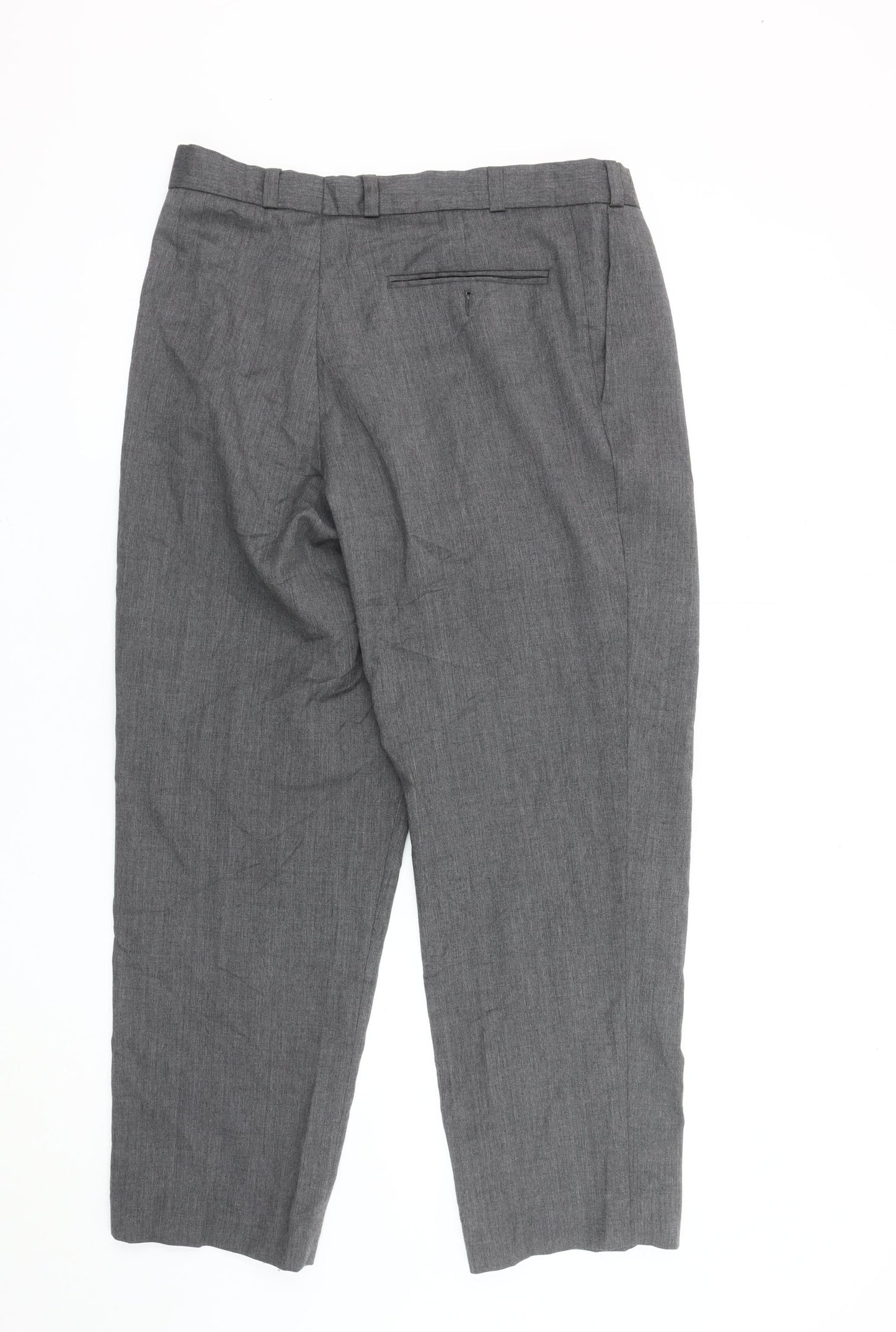 Mens UK Size 34 Canda Classic Fit Workwear Grey Trousers