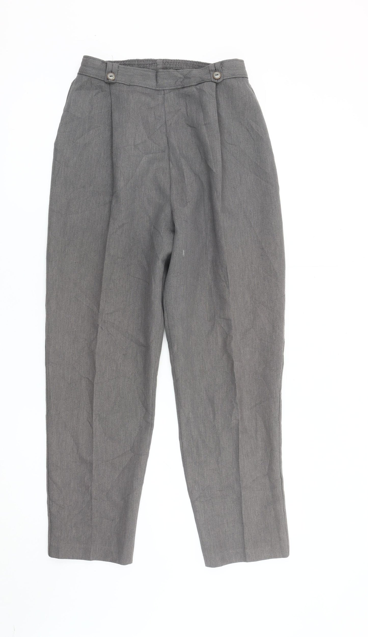 Berkertex Women's Grey Linen Trousers Size 12