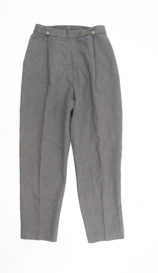 Berkertex Women's Grey Linen Trousers Size 12