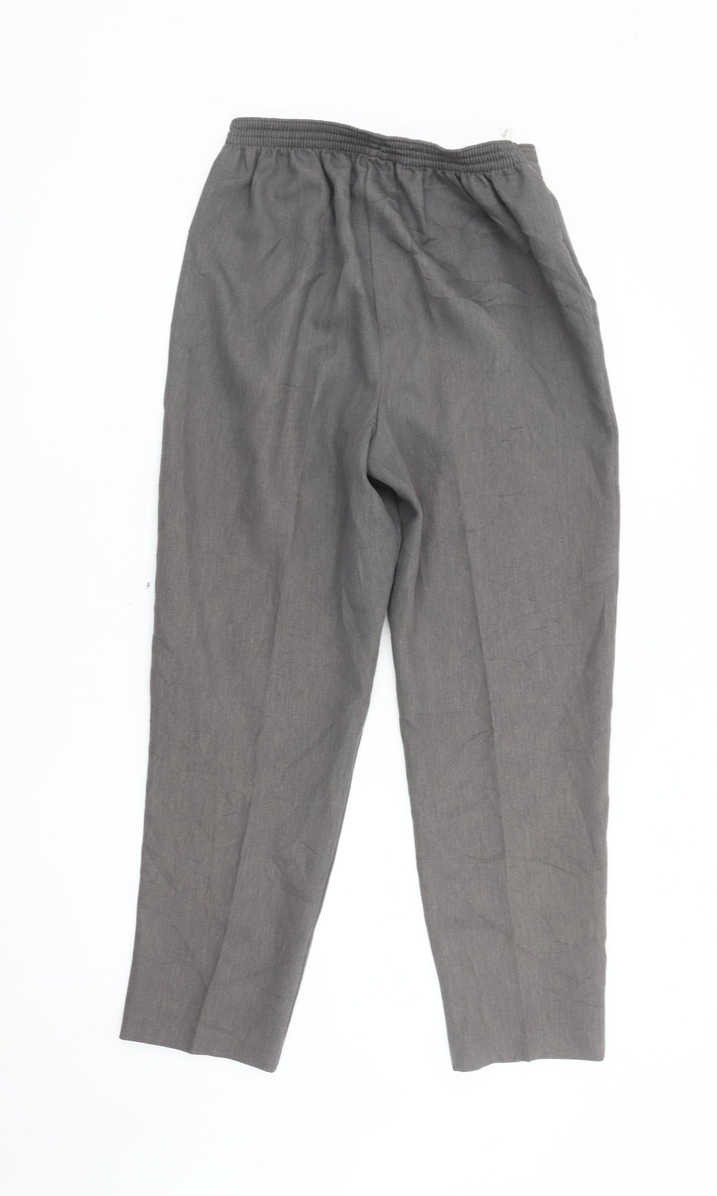 Berkertex Women's Grey Linen Trousers Size 12