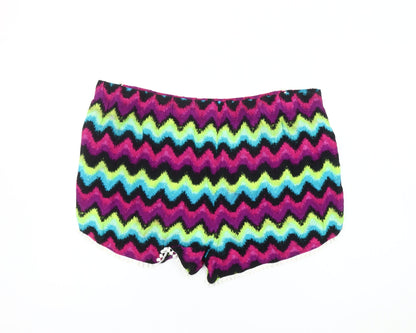 Papaya Women's Multicoloured Chevron Shorts Size 20