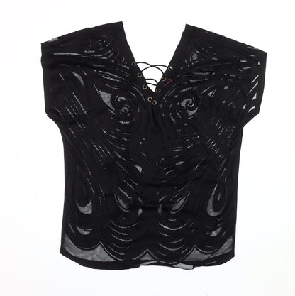 Womens UK Size M River Island Black  Blouse