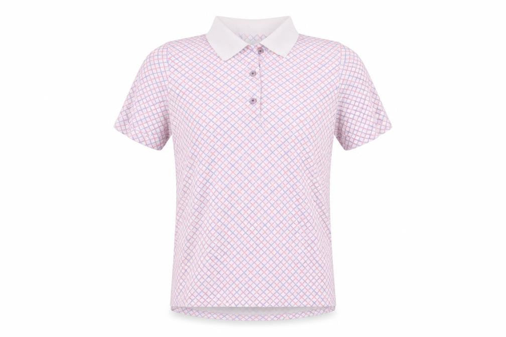 One Up Golf Men's Multicoloured Polo Shirt S