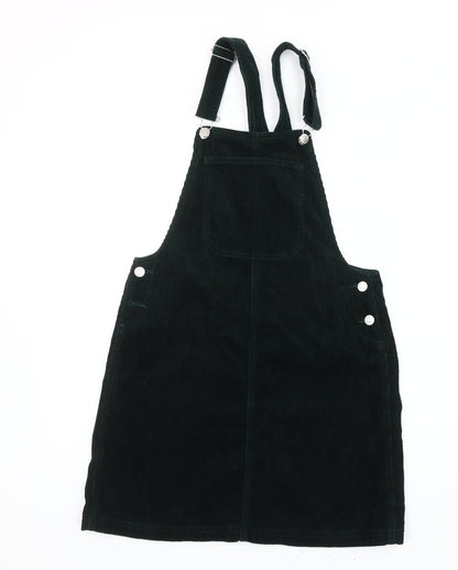 Casual Collection Black Corduroy Pinafore Dress